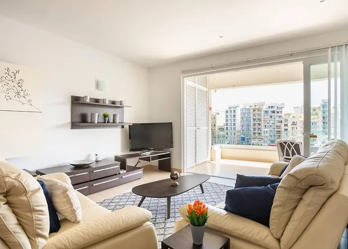 Exquisite 2-bedroom Seafront In Spinola Bay St. Julian's